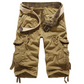 🩳 PROMO LIMITÉE -50% ! ⏰ Short Cargo Multi-Poches Homme – Coupe Ample Sous le Genou, Coton Respirant, 8 Coloris, Tailles 29-42 🎒