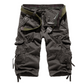 🩳 PROMO LIMITÉE -50% ! ⏰ Short Cargo Multi-Poches Homme – Coupe Ample Sous le Genou, Coton Respirant, 8 Coloris, Tailles 29-42 🎒