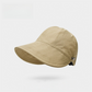 🧢☀️ PROMO FLASH 50% ! Casquette Solaire UPF 50+ Queue de Cheval Femme – Bloque 99% UV, Structure Maintenue, Sangle 54-60cm, Boutons Anti-Vent, 3 Coloris ✨🌿