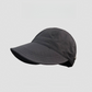 🧢☀️ PROMO FLASH 50% ! Casquette Solaire UPF 50+ Queue de Cheval Femme – Bloque 99% UV, Structure Maintenue, Sangle 54-60cm, Boutons Anti-Vent, 3 Coloris ✨🌿