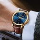 ⌚✨ PROMO -50% ! Montre Homme Classique Cuir – Mouvement Quartz Fiable, Verre Minéral Durci, Aiguilles Lumineuses Dorées, Fenêtre Date, Étanche 30m · 5 Coloris · Cadran 39mm 🎁