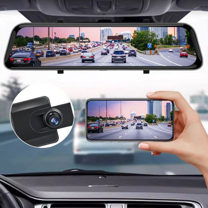 📹🚗 PROMO FLASH : 50% DE RÉDUCTION ! Rétroviseur Caméra Dashcam HD Voiture – Double Vue Avant & Arrière, Grand Angle 170° & Vision Nocturne for une Preuve Vidéo Claire et une Sécurité Totale sur la Route ✨