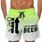 🔥✨ PROMO -50% ! Short Homme Imprimé 3D Graphique – Tissu Séchage Rapide Anti-Transpiration, Ceinture Élastique Cordon Réglable, Coupe Décontractée, Plage Piscine Fête · 11 Coloris · S à 6XL 🏖️