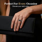 📢✨ PROMO ! Bague Vintage Femme Zircon Noir Solitaire – Anneau Filigrane Délicat Pavé Antique, Cuivre Poli Brillance Longue Durée, Sertissage Griffes Précision Sécurisé · Argent · US 5-9 💎