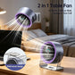 🔥✨ PROMO -50% ! Ventilateur de Bureau Haute Vitesse avec Refroidissement TEC – 100 Vitesses, Air Froid 16°C, Ultra-Silencieux 26 dB, Écran LED, Rotation 70° · 3 Coloris