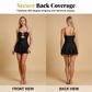 🌊✨ Robe de Bain Femme Découpes Étoile de Mer Dorée – Tissu Extensible Séchage Rapide Confort Soleil, Jupe Fluide Silhouette Flatteuse Confiance, Découpe Avant Courbes Sublimées · Noir Rouge Bleu · S-XL 💫