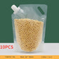 🌾 50% DE RÉDUCTION ! 🔥 Sac de Stockage Céréales Grande Capacité – Matériau Alimentaire FDA – 1,5 L & Étanche & Anti-Humidité for Cuisine
