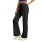 🧘 50% DE RÉDUCTION ! 💪 Pantalon de Yoga à Coupe Droite – Tissu Ultra-Doux Respirant, Ceinture Haute & Poche Arrière – Silhouette Élégante – Parfait pour le Yoga, le Sport et le Quotidien ✨🌸