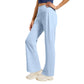 🧘 50% DE RÉDUCTION ! 💪 Pantalon de Yoga à Coupe Droite – Tissu Ultra-Doux Respirant, Ceinture Haute & Poche Arrière – Silhouette Élégante – Parfait pour le Yoga, le Sport et le Quotidien ✨🌸
