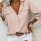 👚☀️ PROMO FLASH 50% ! Chemise Femme Unie – Col Classique, Manches Longues, Boutonnage, Tissu Doux, 6 Coloris, Tailles S-2XL, Idéale Quotidien & Travail 🕶️✨