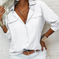 👚☀️ PROMO FLASH 50% ! Chemise Femme Unie – Col Classique, Manches Longues, Boutonnage, Tissu Doux, 6 Coloris, Tailles S-2XL, Idéale Quotidien & Travail 🕶️✨