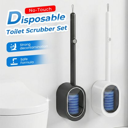 🚽 PROMO FLASH : 50% DE RÉDUCTION ! Lot Brosses WC Jetables Sans Contact – Tête Éponge avec Nettoyant Intégré & Éjection Bouton for Hygiène Salle de Bain ✨