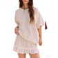 👗🎀 PROMO FLASH 50% ! Ensemble 2 Pièces Tendance Femme – T-Shirt Oversized + Jupe Mini Volantée, Tissu Doux, 8 Coloris, Tailles S-2XL, Idéal Streetwear & Plage 🌊