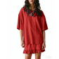 👗🎀 PROMO FLASH 50% ! Ensemble 2 Pièces Tendance Femme – T-Shirt Oversized + Jupe Mini Volantée, Tissu Doux, 8 Coloris, Tailles S-2XL, Idéal Streetwear & Plage 🌊