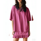 👗🎀 PROMO FLASH 50% ! Ensemble 2 Pièces Tendance Femme – T-Shirt Oversized + Jupe Mini Volantée, Tissu Doux, 8 Coloris, Tailles S-2XL, Idéal Streetwear & Plage 🌊