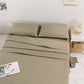 🌙 -50% ! 🌸 Parure de Lit Européenne Brodée Luxe – Coton Mélangé – 16 Couleurs – Tailles Twin à Cal King – Drap Plat + Housse + Taies d’Oreiller 🛏️