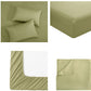 🌙 -50% ! 🌸 Parure de Lit Européenne Brodée Luxe – Coton Mélangé – 16 Couleurs – Tailles Twin à Cal King – Drap Plat + Housse + Taies d’Oreiller 🛏️