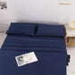 🌙 -50% ! 🌸 Parure de Lit Européenne Brodée Luxe – Coton Mélangé – 16 Couleurs – Tailles Twin à Cal King – Drap Plat + Housse + Taies d’Oreiller 🛏️