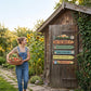 ⏳ OFFRE LIMITÉE – 50% DE RÉDUCTION ! ⏰ Plaque Décorative Murale en Bois Rustique pour Jardin – Illustrations Botaniques Vibrantes & Bois Naturel Durable – Suspension Facile – Idéale pour Terrasse, Porche et Clôture 🏡