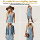 🤠✨ PROMO FLASH -50% ! Robe Slim Sans Manches Style Western Rétro à Franges – Ourlet Frangé, Fermeture Éclair Avant, 6 Coloris, Tailles S-2XL, Idéale Festival Country 🌵