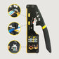🔧🔥 -50% ! Pince Sertir Câble Réseau 3-en-1 – Déconnexion Coupe Dénudage Une Seule Prise, Marquage Coloré Connexions Correctes Débutants Professionnels, Poignée PVC Antidérapante Ergonomique · Jaune & Bleu ✨