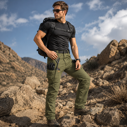 📢👖 PROMO FLASH 50% ! Pantalon Cargo Extensible & Respirant Homme – Tissu Stretch, Multi-Poches, Résistant à l'Usure, 4 Coloris, Tailles S-2XL, Idéal Randonnée & Quotidien 🔥