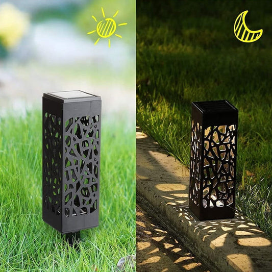 🌟✨ PROMO FLASH -50% ! Lampe Solaire Jardin sur Piquet – Énergie Solaire Auto, Imperméable, Installation Sans Outil, 2 Teintes, Idéale Allées & Massifs 🔥