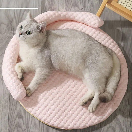 🐾 50% DE RÉDUCTION ! ❄️ Tapis de Refroidissement pour Animaux – Doux, Respirant & Amovible – Lavable, Antidérapant – Idéal pour Chiens et Chats à la Maison ou en Voyage 🌞🐶✨