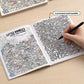 📢🎨 PROMO FLASH 50% ! Livre de Coloriage Art Doodle Créatif – 32 Pages, Motifs Anti-Stress, Papier Premium, Idéal Adultes & Enfants 🖍️
