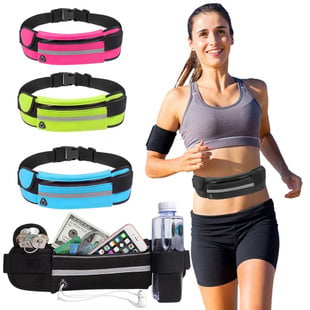 🏃‍♂️💧 PROMO FLASH -50% ! Banane de Sport Imperméable – Poche Téléphone 6'', Porte-Bouteille, Bande Réfléchissante, Ultra-Légère 75g, 5 Coloris, Idéale Course & Voyage ✨