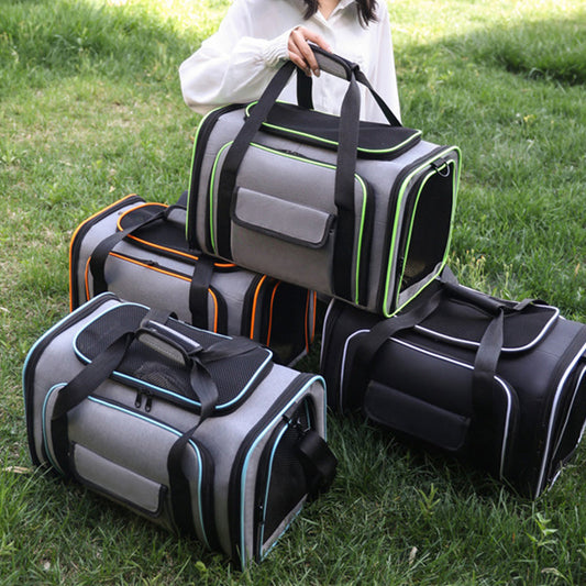 🐾✨ PROMO FLASH -50% ! Sac de Transport Extensible pour Animaux – Filet Respirant, Port Main & Épaule, Pliable, Sécurité Anti-Fugue, 4 Coloris, Idéal Voyages 🔥