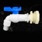 💧✨ PROMO FLASH -50% ! Robinet Réservoir Eau Étanche avec Raccord Traversant – Plastique Épais Anti-Fuite, Installation Facile DIY, 1/2" & 3/4", Idéal Aquarium & Hydroponie 🔥