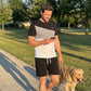📢👕 PROMO FLASH 50% ! Ensemble T-Shirt & Short Color-Block Homme – Tissu Mélangé Respirant, Poches Latérales, 2 Coloris, Tailles S-5XL, Idéal Sport & Détente ⚡