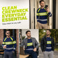 👕🎨 PROMO FLASH 50% ! T-Shirt Manches Longues Color Block Col Rond – Polyester Respirant, Coupe Moderne, 4 Coloris, Tailles S-5XL, Idéal Look Décontracté & Urbain ✨🌿