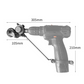 📢🔧 PROMO FLASH 50% ! Coupe-Tôle pour Perceuse Électrique – Acier Haute Teneur en Carbone, Coupe Précise, Jusqu'à 1.3mm, Idéal Fer & Aluminium ⚡