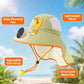 ❄️🧢 PROMO FLASH 50% ! Chapeau à Visière avec Ventilateur Intégré & Protection Solaire – Double Alimentation Solaire/USB, Protection Nuque, Pliable, 5 Coloris, Idéal Enfants & Plein Air ✨