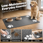 🐾💧 -50% ! 🧼 Tapis de Gamelle pour Animaux Facile à Nettoyer – Boue de Diatomées – Surface Imperméable & Anti-Débordement pour Zone Repas Propre 🐶