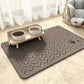 🐾💧 -50% ! 🧼 Tapis de Gamelle pour Animaux Facile à Nettoyer – Boue de Diatomées – Surface Imperméable & Anti-Débordement pour Zone Repas Propre 🐶