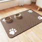 🐾💧 -50% ! 🧼 Tapis de Gamelle pour Animaux Facile à Nettoyer – Boue de Diatomées – Surface Imperméable & Anti-Débordement pour Zone Repas Propre 🐶