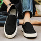 👟 PROMO LIMITÉE – 50% DE RÉDUCTION ! ✨ Chaussures Slip-On en Toile Homme – Respirantes, Flexibles & Style Décontracté – Semelle Caoutchouc PVC Antidérapante – Idéales pour le Quotidien 🌿