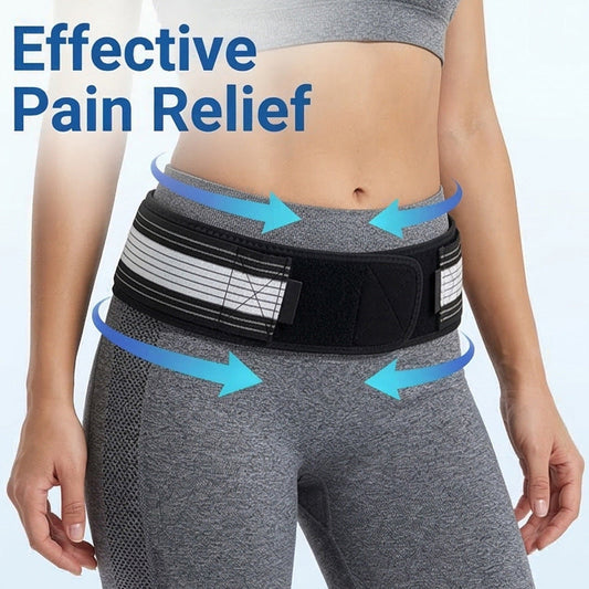 🔥✨ PROMO FLASH -50% ! Ceinture Sacro-Iliaque Sciatique – Maintien Lombaire & Hanches, Respirante, Velcro Robuste, 2 Tailles, 3 Coloris, Idéale Post-Partum & Soulagement