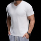 👕☀️ PROMO FLASH 50% ! T-Shirt en Maille Col V Respirant Homme – Léger, Coupe Décontractée, 4 Coloris, Tailles M-XL, Idéal Sport & Quotidien ✨