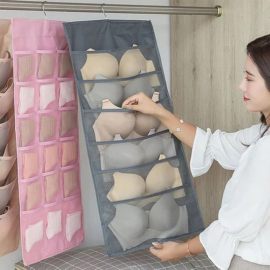 📢📢-50% !! ⏰Organisateur Suspendu Double Face pour Sous-Vêtements