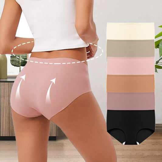 🔥 PROMO LIMITÉE -50% ! 🩲 Culotte Sans Coutures Confort Femme – Tissu Antibactérien Nylon-Soie, Ultra-Doux, Invisible Sous les Vêtements, 6 Couleurs ✨