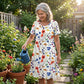 📢🌹 PROMO FLASH -50% ! Robe Femme Décontractée à Imprimé Floral – Légère, Confortable, Lavable en Machine, 4 Motifs, Tailles S-3XL ✨