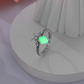 ✨🪲 PROMO FLASH 50% ! Bague Firefly Lumineuse – Luciole en Vol, Zircons Scintillants, Lueur dans le Noir, Alliage Cuivre & Argent, 4 Tailles, Idéale Cadeau Poétique