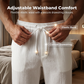 🎉 PROMO 2026 – DÉJÀ +50 000 VENTES ! 🎉 💞 Ensemble Homme 2 Pièces Texturé – Tissu Froissé Slub Respirant, Col Montant & Ceinture Élastique – Le Look Coordonné Sans Effort pour l’Été 👕👖✨