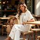 👗✨ PROMO FLASH 50% ! Ensemble 2 Pièces Femme – Haut Décontracté + Pantalon Large, Tissu Coton & Lin, 3 Coloris, Tailles S-3XL, Idéal Été & Quotidien