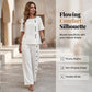 👗✨ PROMO FLASH 50% ! Ensemble 2 Pièces Femme – Haut Décontracté + Pantalon Large, Tissu Coton & Lin, 3 Coloris, Tailles S-3XL, Idéal Été & Quotidien