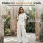 👗✨ PROMO FLASH 50% ! Ensemble 2 Pièces Femme – Haut Décontracté + Pantalon Large, Tissu Coton & Lin, 3 Coloris, Tailles S-3XL, Idéal Été & Quotidien